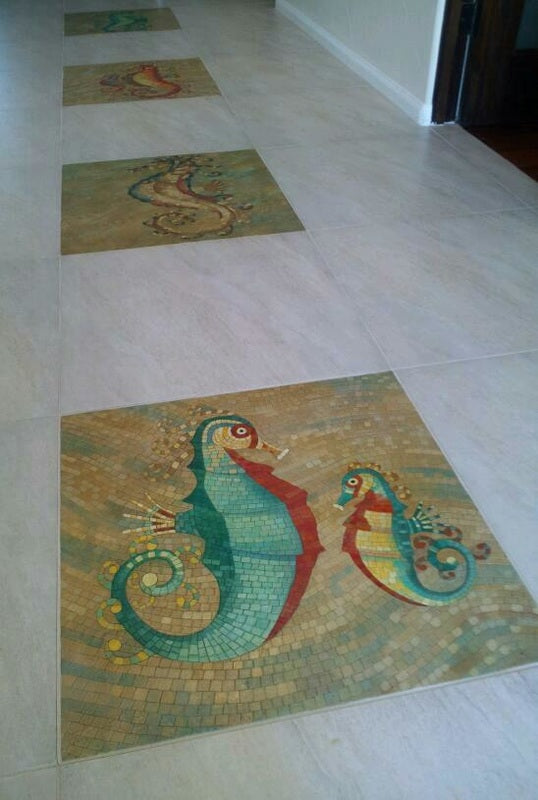 Custom Mosaic Floor Tiles