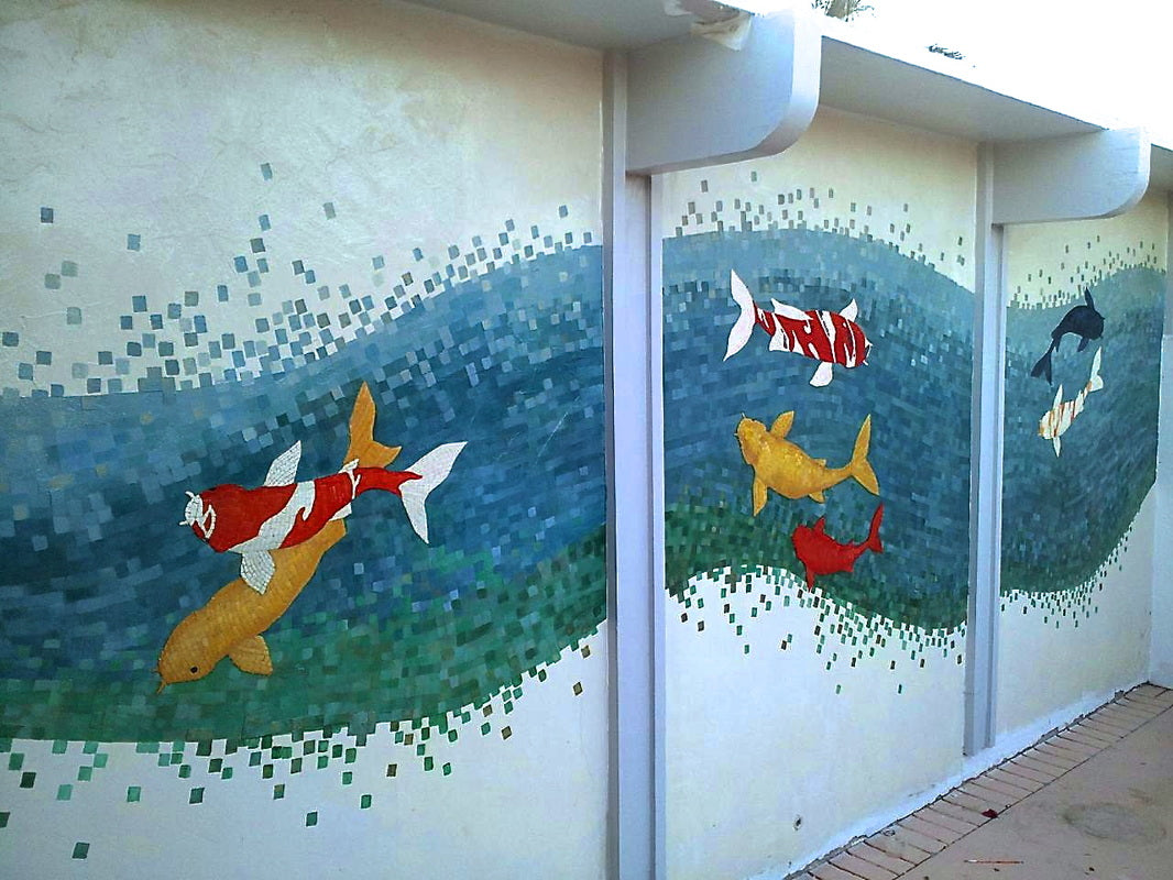 Mosaic Outdoor Mural