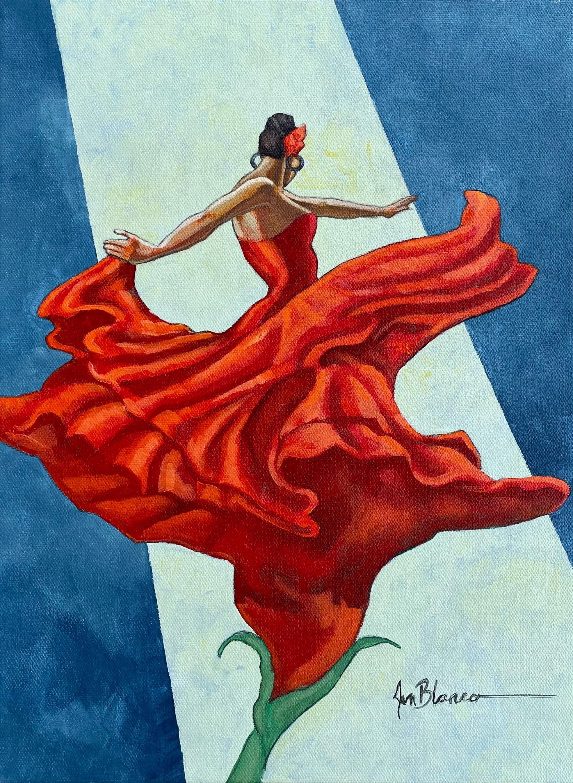 "Flamenco Flower Dancer 1"